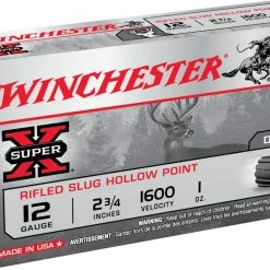 Winchester 12-Gauge Rifled Lead Slugs, 2.75-in