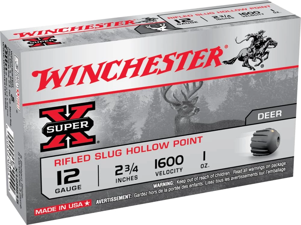Winchester 12-Gauge Rifled Lead Slugs, 2.75-in 3 Winchester 12-Gauge Rifled Lead Slugs, 2.75-in