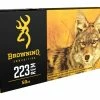 Browning BXV .223 Winchester 50 Grain Rifle Ammunition, 20-pk -Winchester Outfitters browning b192302231 bxv 223 rem 50 gr 0c61f61e 4197 4324 8012 0cdc53a458ee
