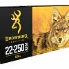 Winchester Browning BXV Rifle Ammunition, 22-250 Rem -Winchester Outfitters browning b192322250 bxv 22 250 50 gr 7e119c51 a2bd 4041 be14 e06b90e6c2ca