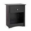 Prepac 1-Drawer Sonoma Tall Nightstand -Winchester Outfitters prepac 1 drawer sonoma tall nightstand black 76bc1fae 7123 4dbc aeb8 da7e5a2903c3