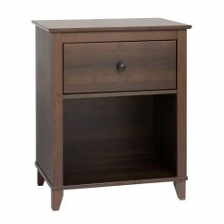 Prepac 1-Drawer Yaletown Tall Nightstand -Winchester Outfitters prepac 1 drawer yaletown tall nightstand espresso 56121d29 7e82 45d6 8bf7 ff1f9060fdd6