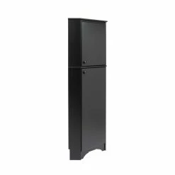 Prepac Elite 2-Door Corner Storage Cabinet With Adjustable Shelves, White -Winchester Outfitters prepac 2 door elite tall corner storage cabinet black 622cb57d d0b0 44ad aac8 620e5c7060fe