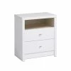 Prepac 2-Drawer Calla Tall Nightstand