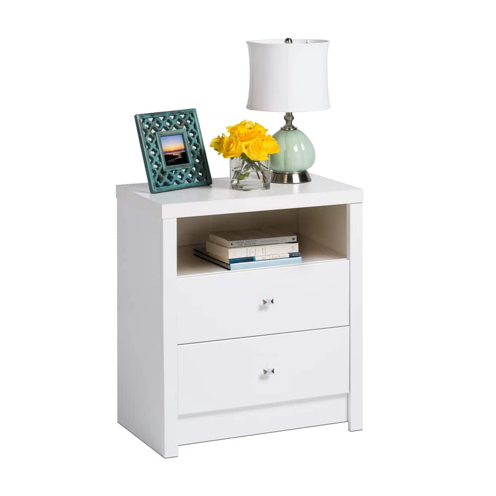 Prepac 2-Drawer Calla Tall Nightstand 4 Prepac 2-Drawer Calla Tall Nightstand - Image 2