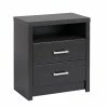 Prepac 2-Drawer District Tall Nightstand