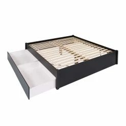 Prepac 2-Drawer 4-Post Platform King Bed