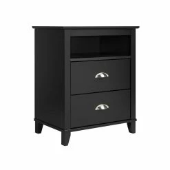 Prepac 2-Drawer Yaletown Tall Nightstand