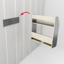 Prepac 2-Tier Floating Wine & Liquor Rack