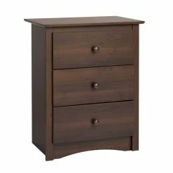 Prepac 3-Drawer Fremont Tall Nightstand