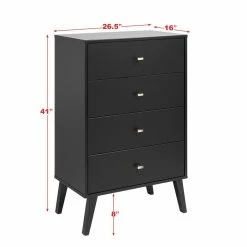 Prepac 4-Drawer Dresser -Winchester Outfitters prepac 4 drawer dresser black 21526583 afe5 438d be7d 2c3a2388ff9e