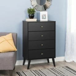 Prepac 4-Drawer Dresser -Winchester Outfitters prepac 4 drawer dresser black b450ffc3 cebe 46f5 8938 d2deb735b685