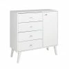 Prepac 4-Drawer Milo Mid-Century Modern Chest With Door -Winchester Outfitters prepac 4 drawer milo mcm chest with door white 1ceb36d7 15ad 447f 8887 1f7251ca7ace
