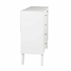 Prepac 4-Drawer Milo Mid-Century Modern Chest With Door -Winchester Outfitters prepac 4 drawer milo mcm chest with door white a80ad9e4 116b 4c91 b010 70a9c341b48a