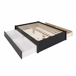 Prepac 4-Drawer 4-Post Platform Queen Bed