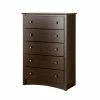 Prepac 5-Drawer Fremont Chest -Winchester Outfitters prepac 5 drawer fremont chest espresso a4f5542b 7925 4c4d b70f 39a99324ba74