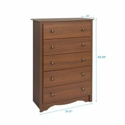 Prepac 5-Drawer Monterey Chest -Winchester Outfitters prepac 5 drawer monterey chest cherry c53a6759 0463 4607 aa2c 7a5ed0dfbcec