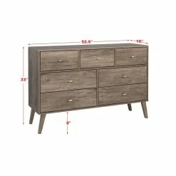 Prepac 7-Drawer Milo Dresser -Winchester Outfitters prepac 7 drawer milo dresser drifted grey b590b0e1 d67c 43ef 8a7a 9aa10e36555a