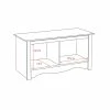 Prepac Cubby Bench Twin -Winchester Outfitters prepac cubbie bench twin white 716cdaa0 e79b 409b 911a 13a6defe2d73