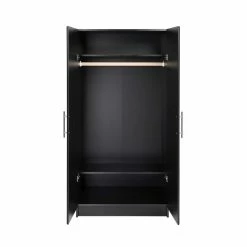 Prepac Elite 2-Door Armoire/Wardrobe With Hanger Rod & Storage Shelves