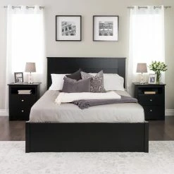 Prepac Flat Panel Queen Headboard -Winchester Outfitters prepac flat panel headboard black queen cc6ff73a 77cc 4b29 a234 7228c8ce8f6f