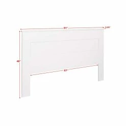 Prepac Flat Panel King Headboard -Winchester Outfitters prepac flat panel headboard white king a3f26f2c aff4 498e b162 24b01d35faed