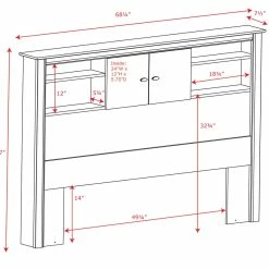 Prepac Kallisto Bookcase Headboard With Doors -Winchester Outfitters prepac kallisto bookcase headboard with doors black 3d8a5640 9cdd 4808 8c94 8d19969bc20e