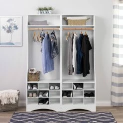 Prepac Narrow Open Wardrobe With Shoe Storage 18 Prepac Narrow Open Wardrobe With Shoe Storage -Winchester Outfitters prepac narrow open wardrobe with shoe storage white 224c7121 42d4 4b04 af56 46039386935e