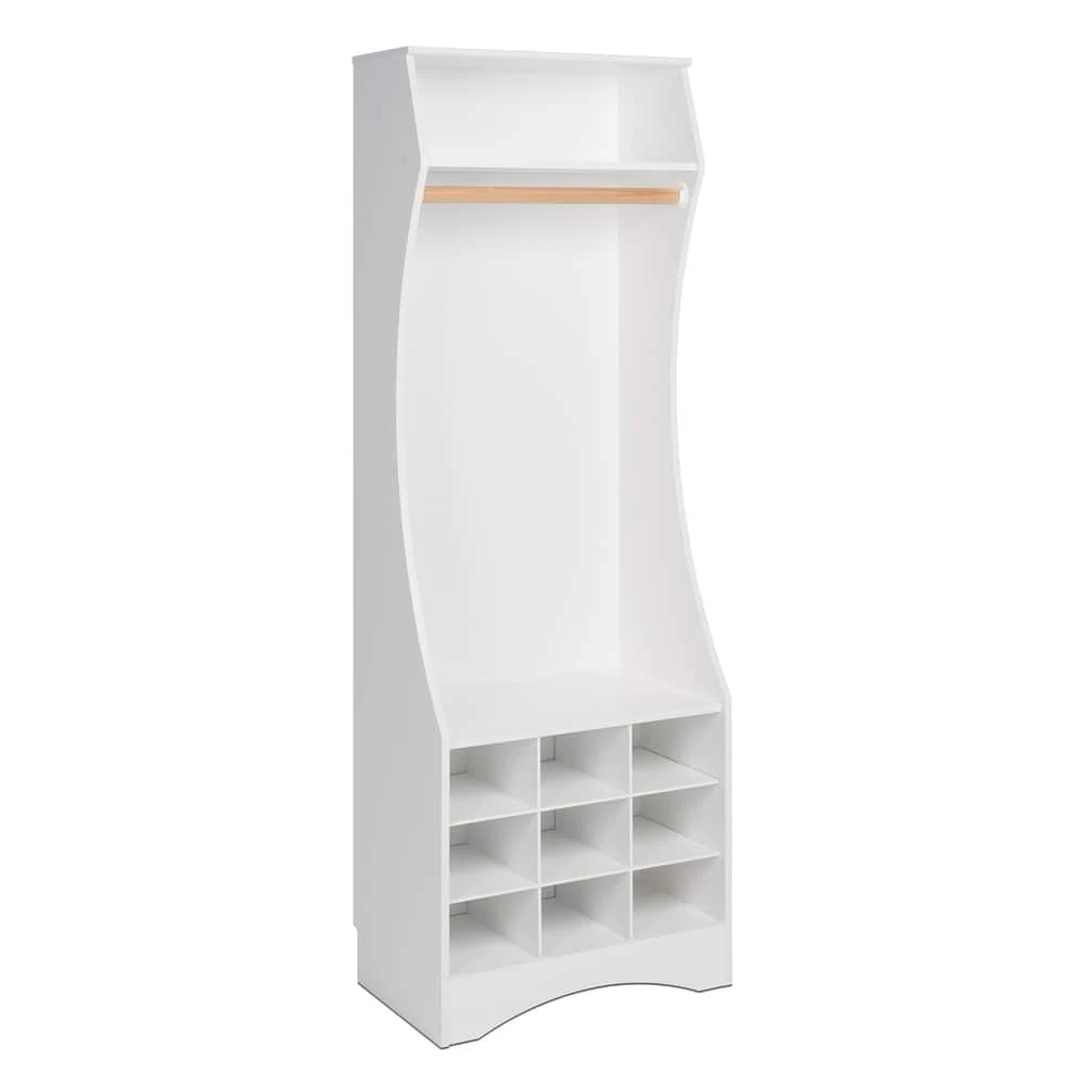 Prepac Narrow Open Wardrobe With Shoe Storage 4 Prepac Narrow Open Wardrobe With Shoe Storage - Image 2