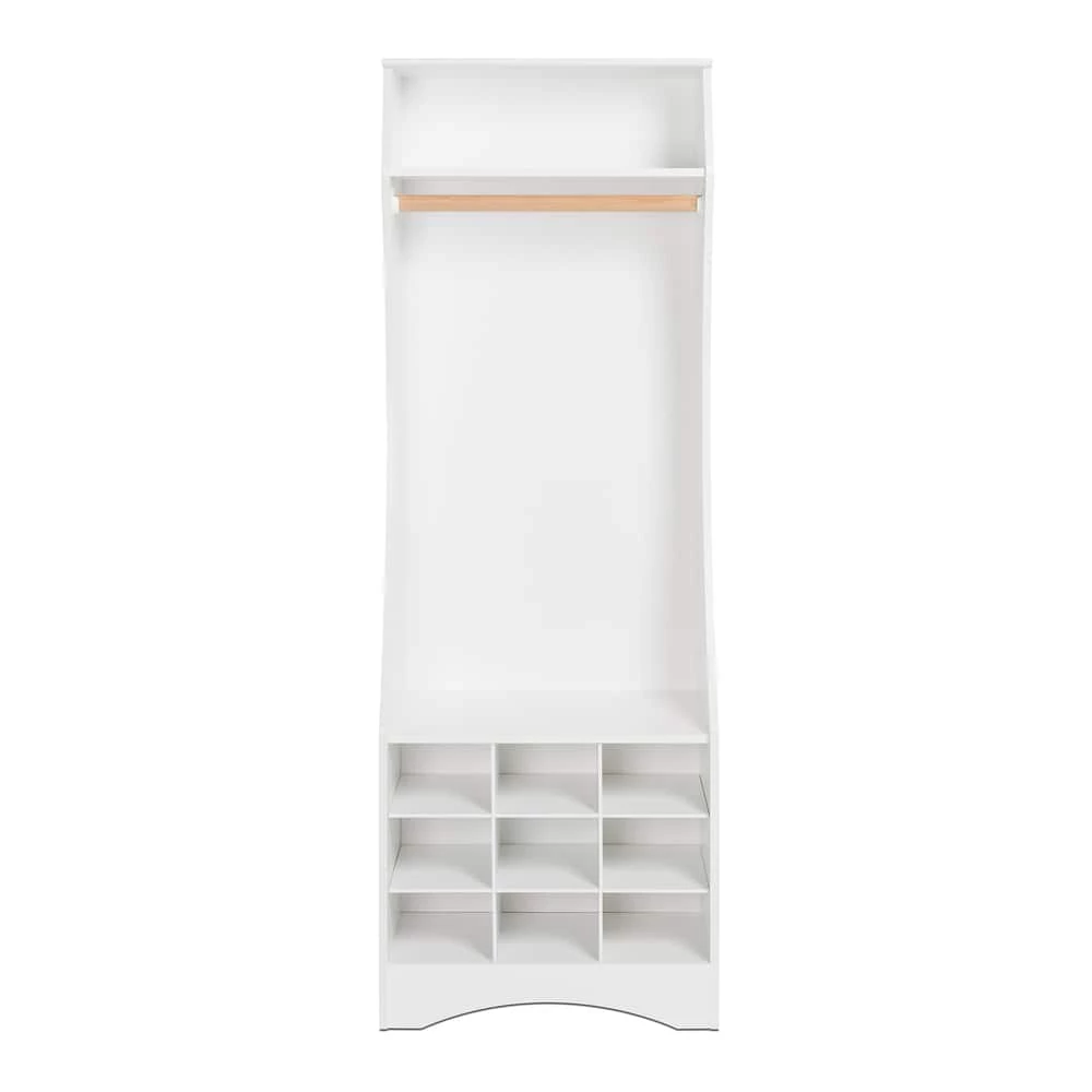 Prepac Narrow Open Wardrobe With Shoe Storage 3 Prepac Narrow Open Wardrobe With Shoe Storage