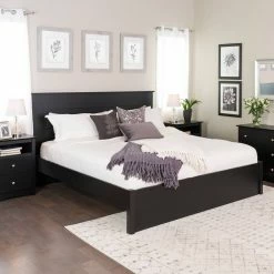 Prepac Platform 4-Post King Bed -Winchester Outfitters prepac platform bed black king 4fbec7c6 b311 4f0b 8c1d 2985d9de561a