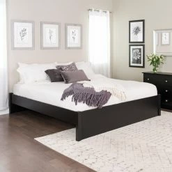 Prepac Platform 4-Post King Bed -Winchester Outfitters prepac platform bed black king 6ca856a0 73ec 4cb2 a1ab 571db388ef2a