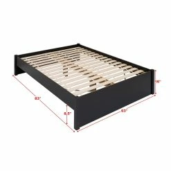 Prepac Platform 4-Post Queen Bed -Winchester Outfitters prepac platform bed black queen 55554a38 dde6 4ce1 9ac8 a0c9cc0a307c