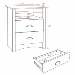 Prepac Salt Spring Tall Night Stand -Winchester Outfitters prepac salt spring tall night stand drifted grey 7e8974d0 c225 40e7 8dec c6283c4163b3