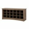 Prepac Shoe Cubby Bench -Winchester Outfitters prepac shoe cubbie bench drifted grey 03730a49 9335 4be5 947d 796e9c3301e0