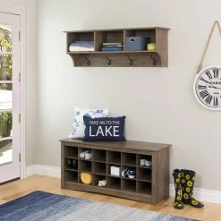 Prepac Shoe Cubby Bench -Winchester Outfitters prepac shoe cubbie bench drifted grey a19ccc5b 3c64 45aa a444 6ef73e36dcb5