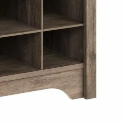 Prepac Shoe Cubby Console, 60-in -Winchester Outfitters prepac shoe cubby console 60 drifted grey a281c83b 4721 44a4 ba3c 3028ad29a71a