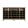Prepac Shoe Cubby Console, 60-in