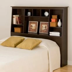 Prepac Slant-Back Bookcase Full/Queen Headboard -Winchester Outfitters prepac slant back bookcase headboard espresso full queen d62acbd8 48ea 4b2a 89e3 cbd9c74d2430