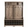 Prepac Wide Entryway Organizer With Shoe Storage, 60-in -Winchester Outfitters prepac wide entryway organizer with storage drifted grey e21a8da5 f4d3 4bb5 9c86 dd0874b1e9cd