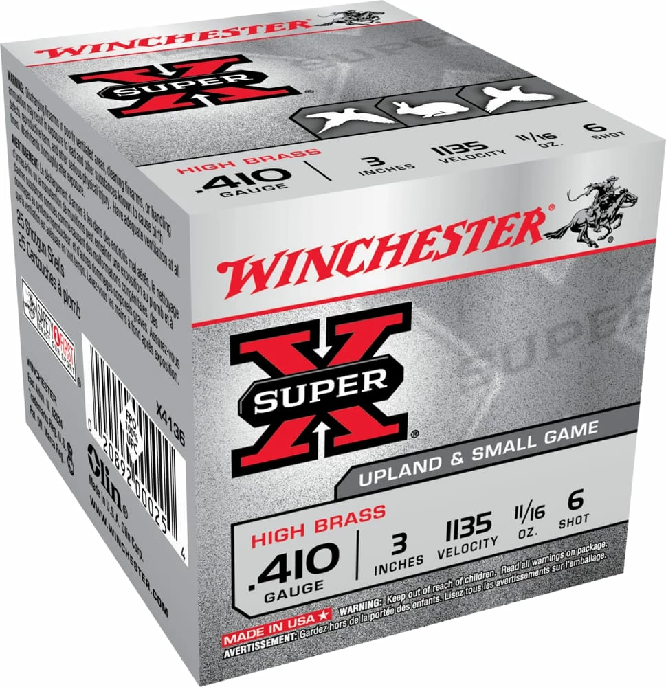 Winchester 410-Gauge 3-in #6 Lead Shotgun Shells 3 Winchester 410-Gauge 3-in #6 Lead Shotgun Shells