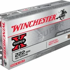 Winchester .222 Cartridge 50-Grain Soft Point Rifle Ammunition