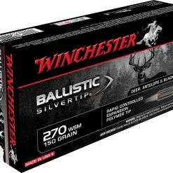 Winchester Supreme 150-Grain Ballistic Silvertip Rifle Ammunition, 50-rounds