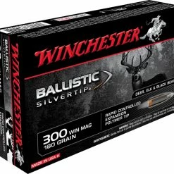 Winchester Supreme .300 Win Magnum 180-Grain Ballistic Silvertip Rifle Ammunition
