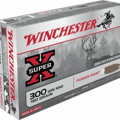 Winchester Super-X .300 Win Magnum 180-Grain Power-Point Rifle Ammunition