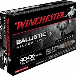 Winchester Supreme .30-06 Springfield 180-Grain Ballistic Silvertip Rifle Ammunition