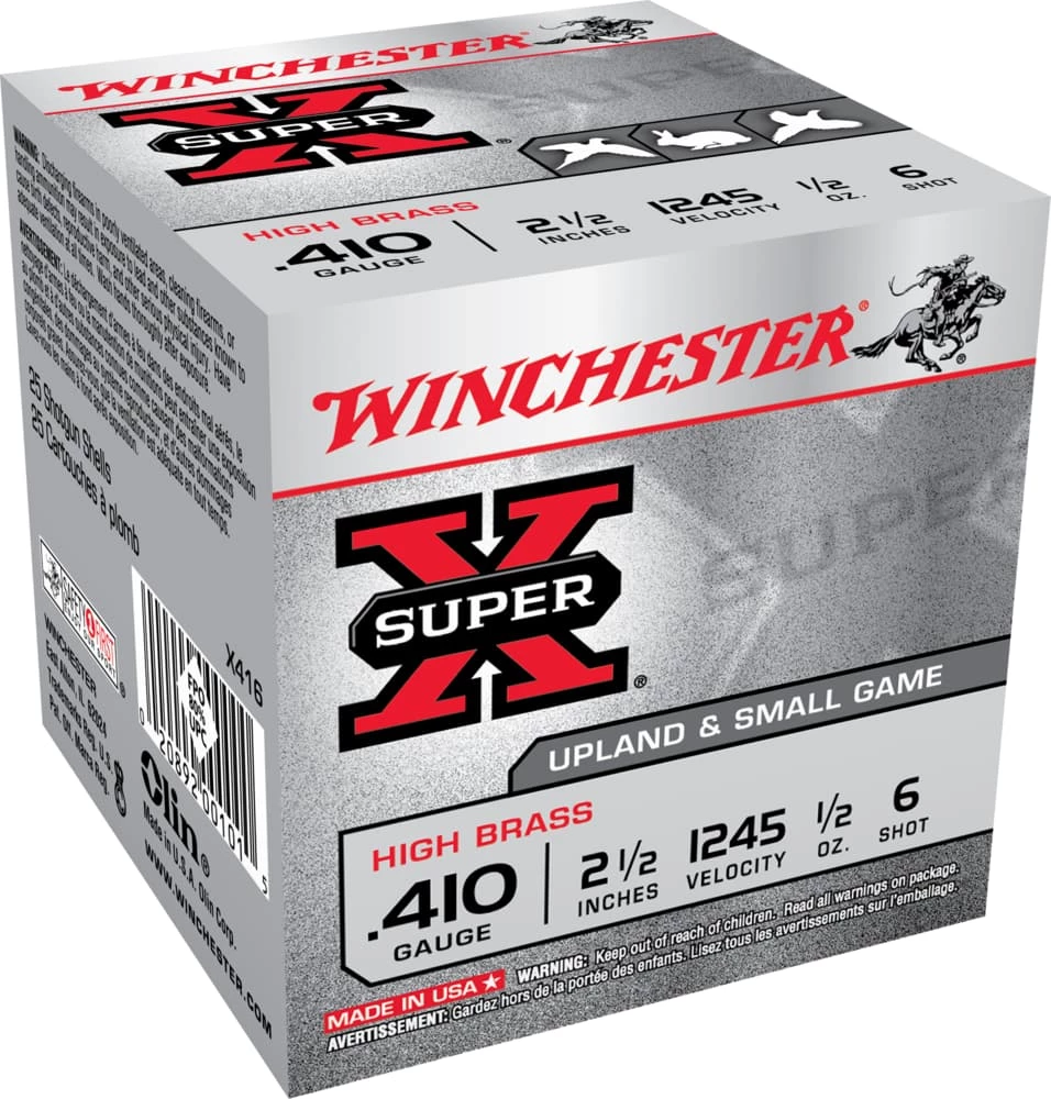 Winchester 410-Gauge 2-½-in #6.5 Lead Shotgun Shells 3 Winchester 410-Gauge 2-½-in #6.5 Lead Shotgun Shells