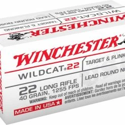 Winchester .22 Long Rifle 40-Grain Lead Round Nose Rifle Ammunition