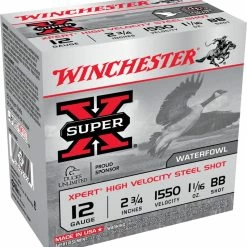 Winchester Xpert 12-Gauge High Velocity #BB Steel Shotgun Shells, 2.75-in