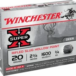 Winchester X20RS 20-Gauge Foster Lead Slugs